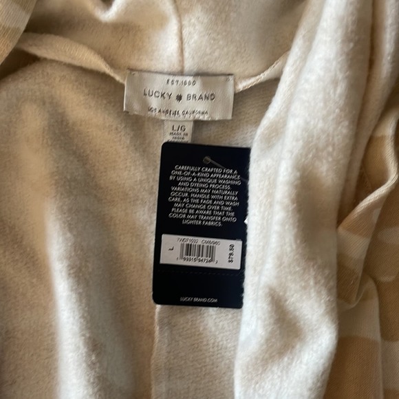 Lucky Brand Open Soft Camo Oversized Cardigan size large SHIPS SAME DAY - Picture 2 of 6